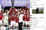 米兰官方晒海报庆祝夺冠：历史、荣耀、米兰🏆❤️🖤