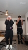 融入得还挺快！赵维伦这个舞蹈细胞也是杠杠的