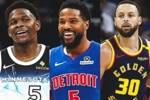 本赛季爱德华兹比斯利库里三人皆至少300三分 NBA历史首次出现