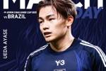 日本队公布战巴西队海报：上一场替补贡献绝平的上田绮世入镜