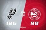 🏀马刺大胜老鹰迎5连胜 文班26+12 瓦塞尔18+7 约翰逊17+11+6