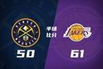 湖人半场领先掘金11分 东契奇16+6+8 詹姆斯13分2断  穆雷8中1
